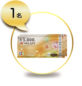 1名様JTBナイスギフト（商品券）2万円分