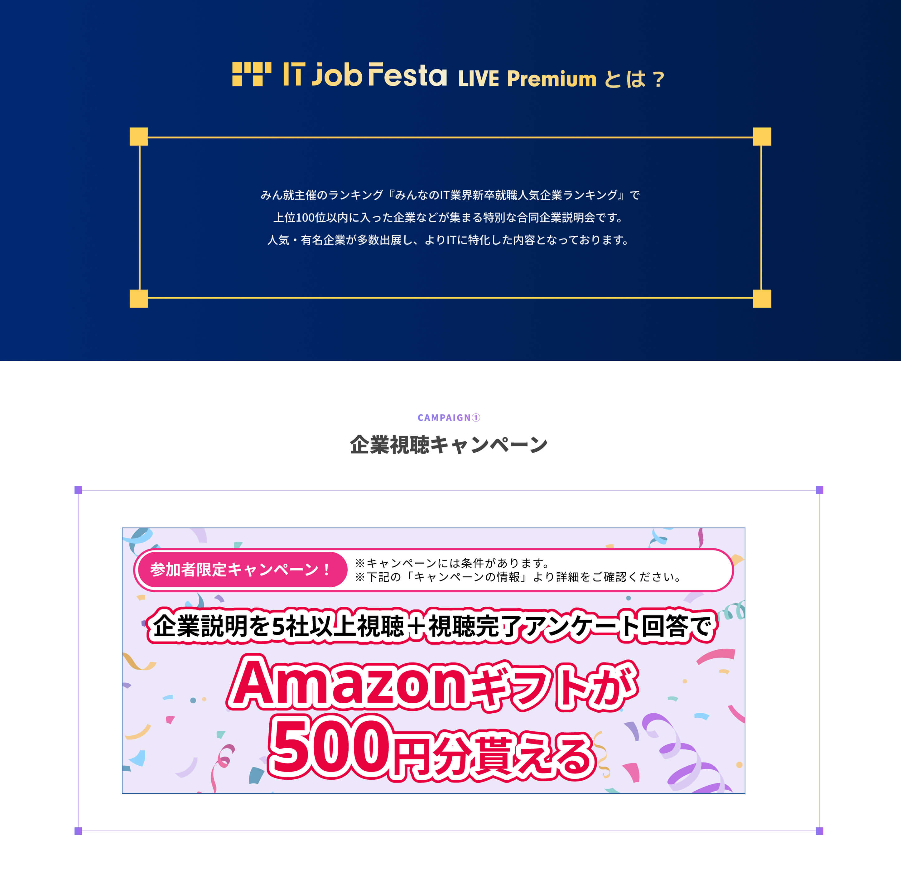 IT Job Festa LIVE Premium