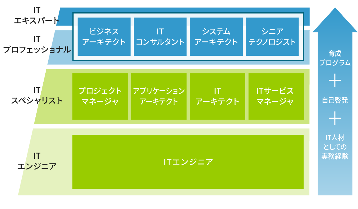 キャリアステップの図
