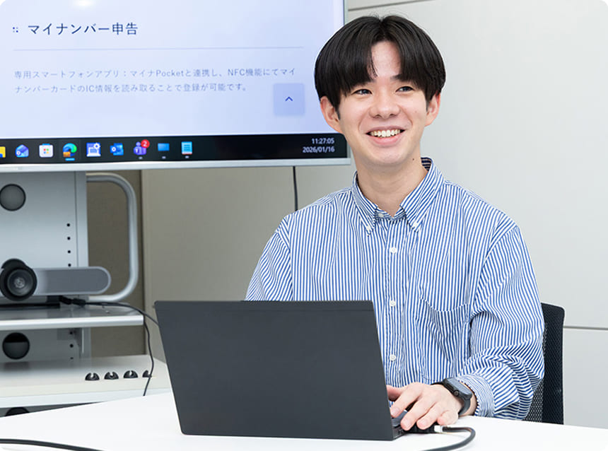 社員インタビュー 01の仕事風景
