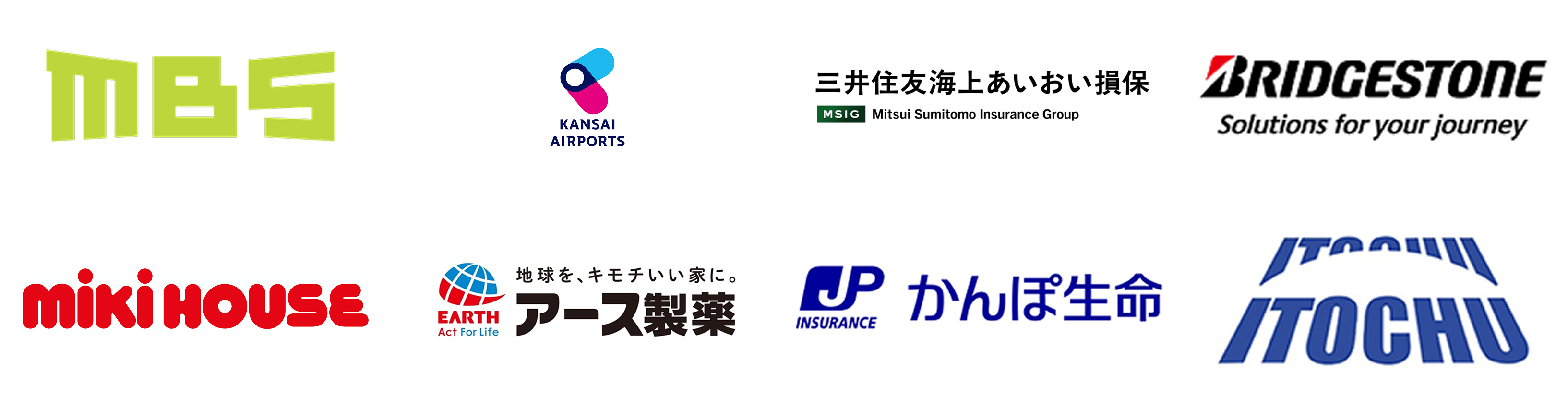 伊藤忠商事、MBS、関西エアポート、三井住友海上など出展企業一覧